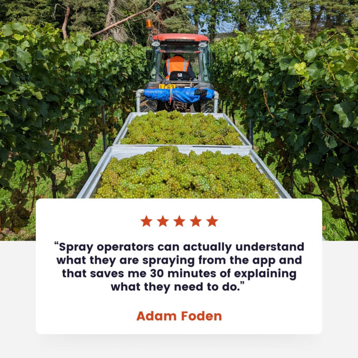Adam Foden - Farm manager in a vineyard