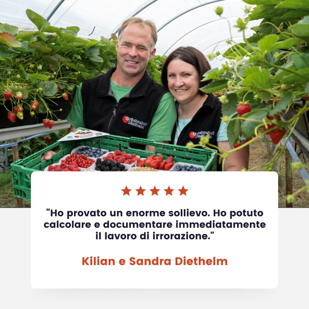 Ambasciatori Farmable App - testimonial - agricoltori che utilizzano Farmable per i loro campi di mele