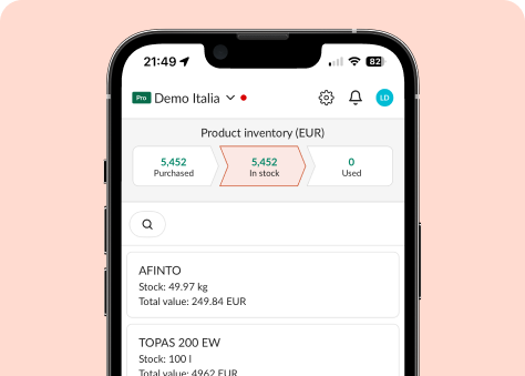 product inventory